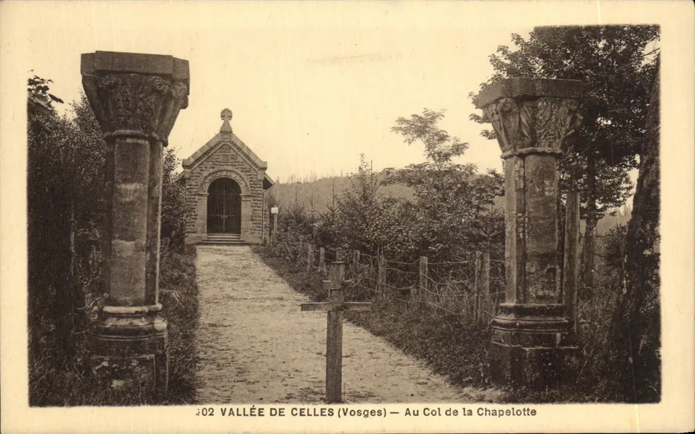Vale da Celles (Vosges) — No Col da Chapelotte — C. Ashby, Celle-sur-Plaine - Frente