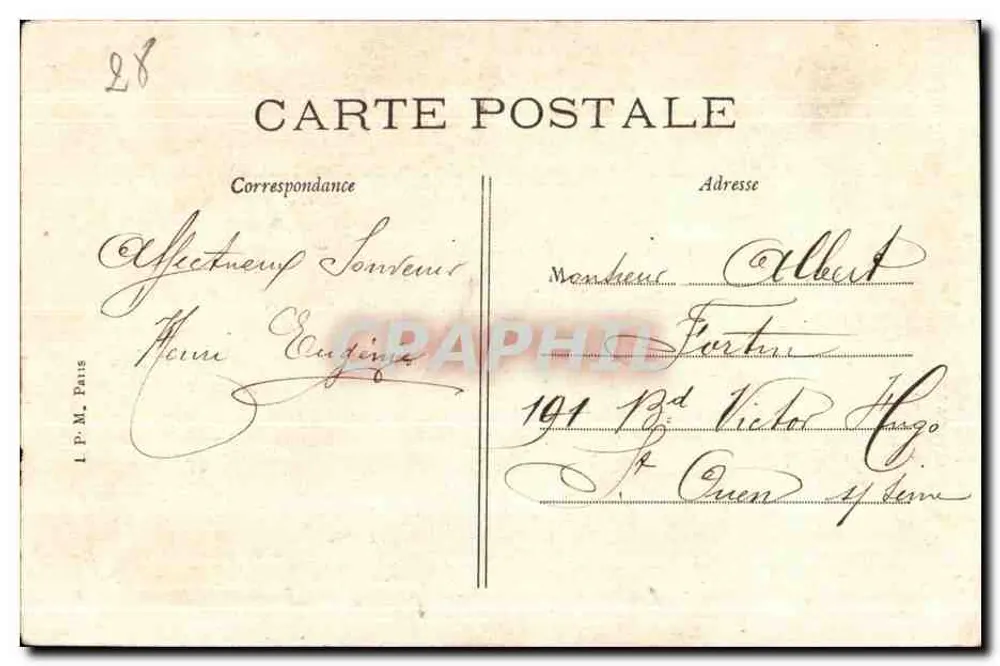 Gallardon — Château d'Esclimont, Entrée principale — Ed. Lebert-Gallardon - Reverso