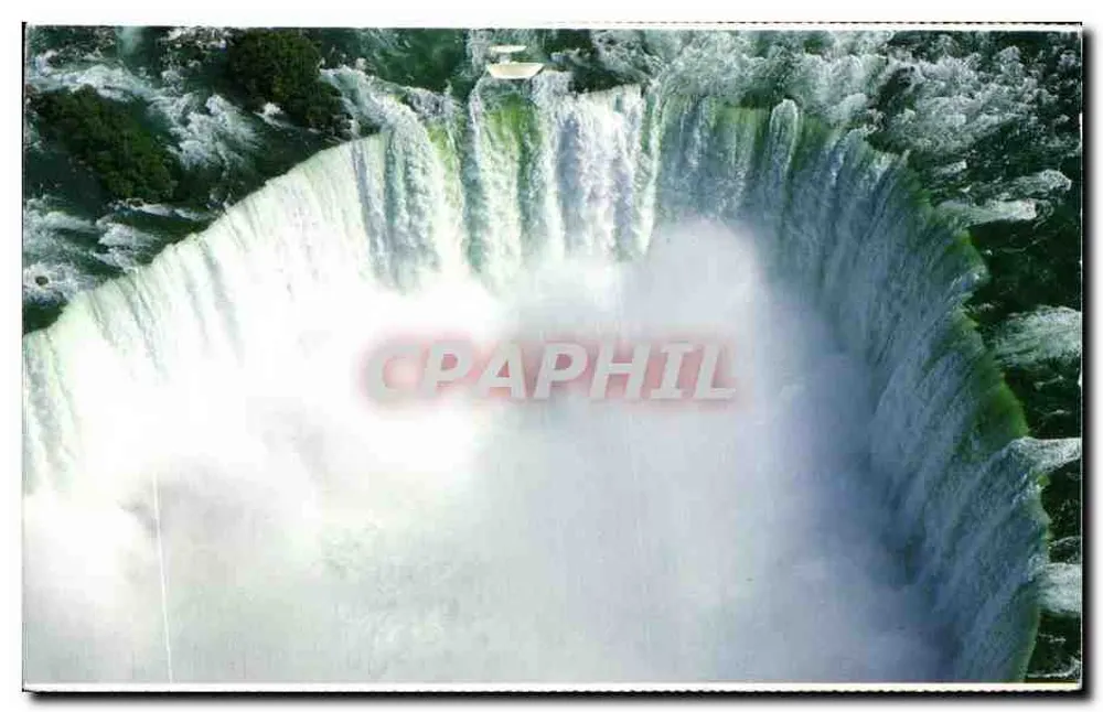 Niagara Falls, Canada — Vue spectaculaire des Chutes Canadiennes "Horseshoe Falls" — éditeur Scanavision, Kitchener, Ontario - Frente