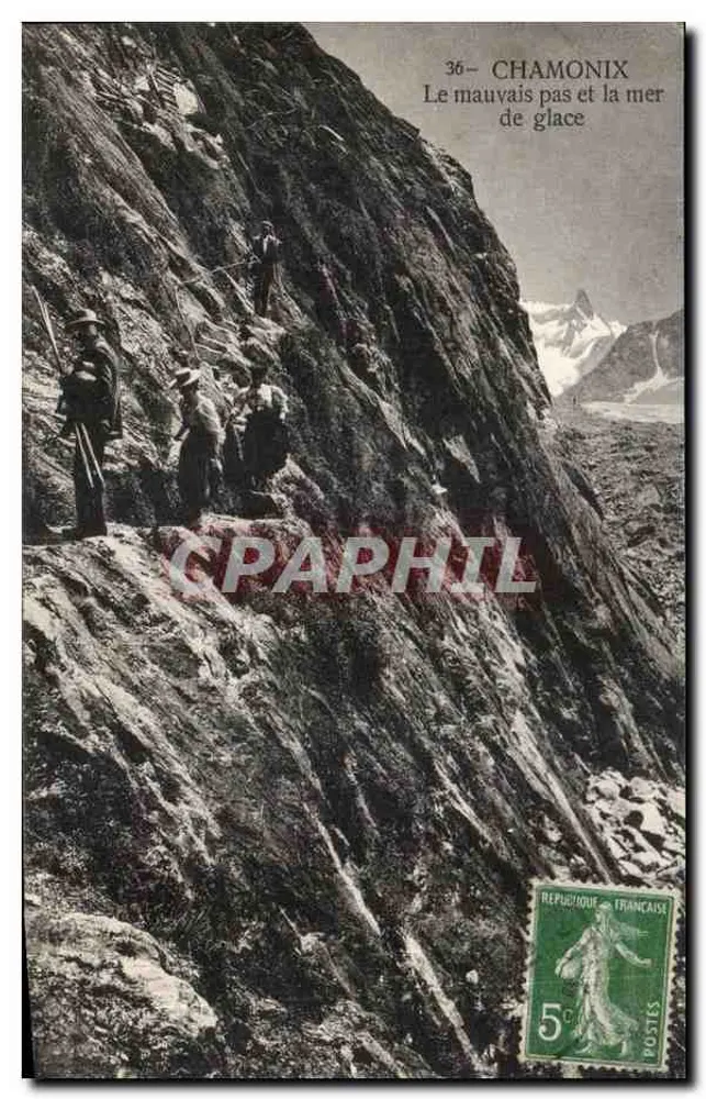 Chamonix — Der schlechte Schritt und das Eismeer — Verlag nicht sichtbar - Vorderseite