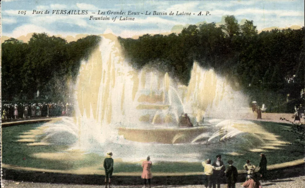 Parque de VERSAILLES — As Grandes Eaux — O Bassin de Latone — A.P. — n°105 - Frente