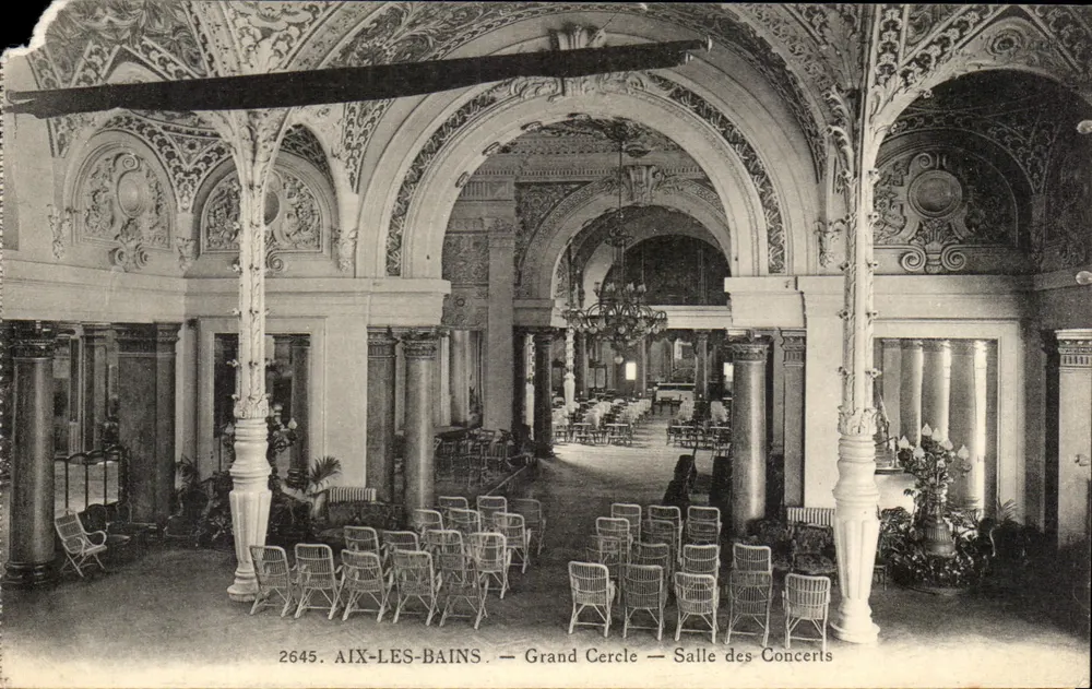 Aix-les-Bains — Grand Cercle — Konzertsaal — n° 2645 - Vorderseite