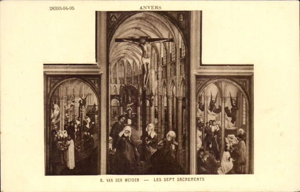 Anvers — Os Sete Sacramentos — R. Van der Weyden - Frente