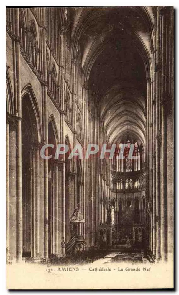 Amiens — Catedral — La Grande Nef - Anverso