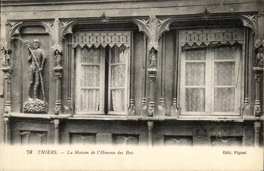 Thiers — Das Haus des Waldmanns — Edit. Figuet - Vorderseite