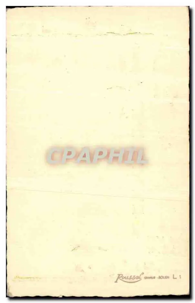 Die Sieben Gaben des Lebens — Illustrierter Gedicht — Rolissol, Cannes, n° L 1 - Rückseite