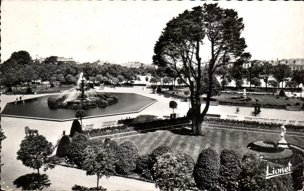 Der Mail-Garten und sein Bassin — Angers — Lionet - Vorderseite