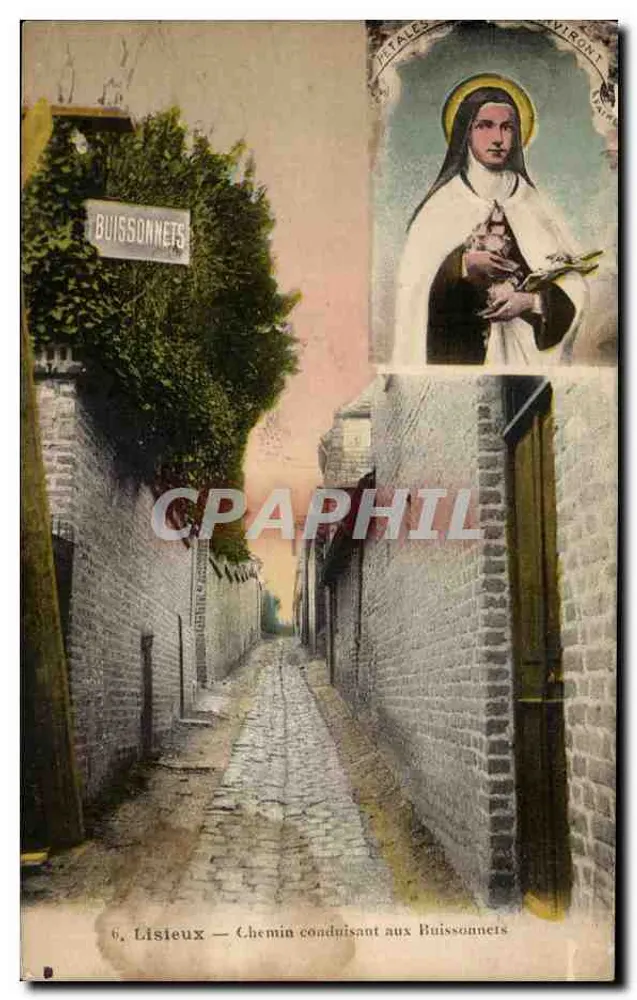 Lisieux — Chemin conduisant aux Buissonnets — Éditeur : Edition Palais du Rossaire - Frente