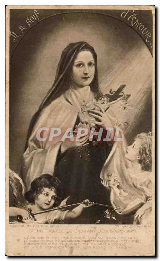 Schwester Thérèse des Kindes Jesu — Carmel von Lisieux — Verlag: Carmel von Lisieux, Nr. 1914 - Vorderseite