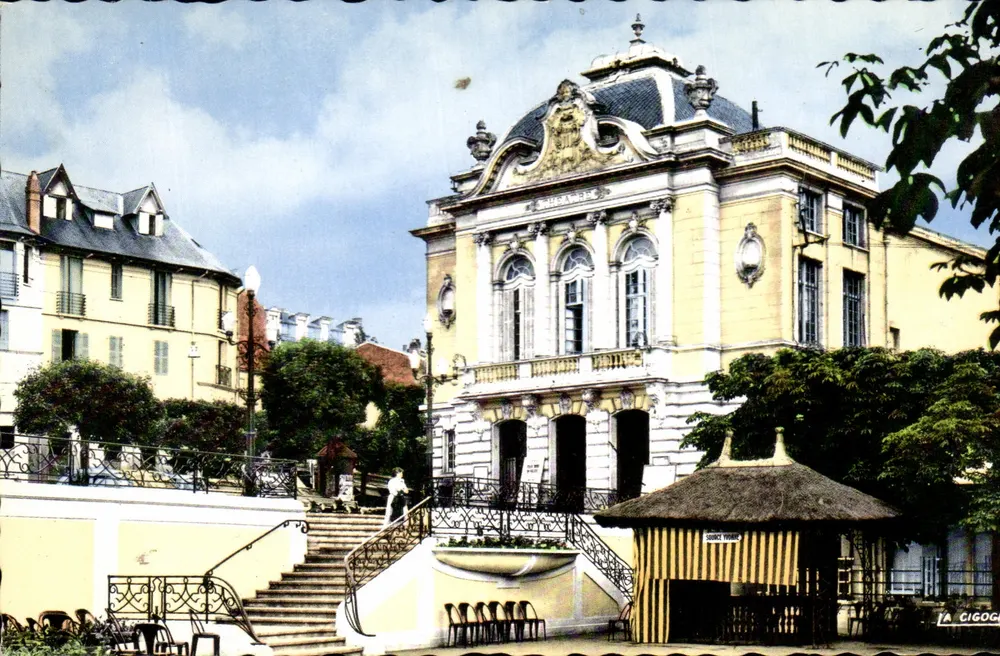 Theater und Quelle Yvonne — Châtelguyon — Éditions La Cigogne - Vorderseite