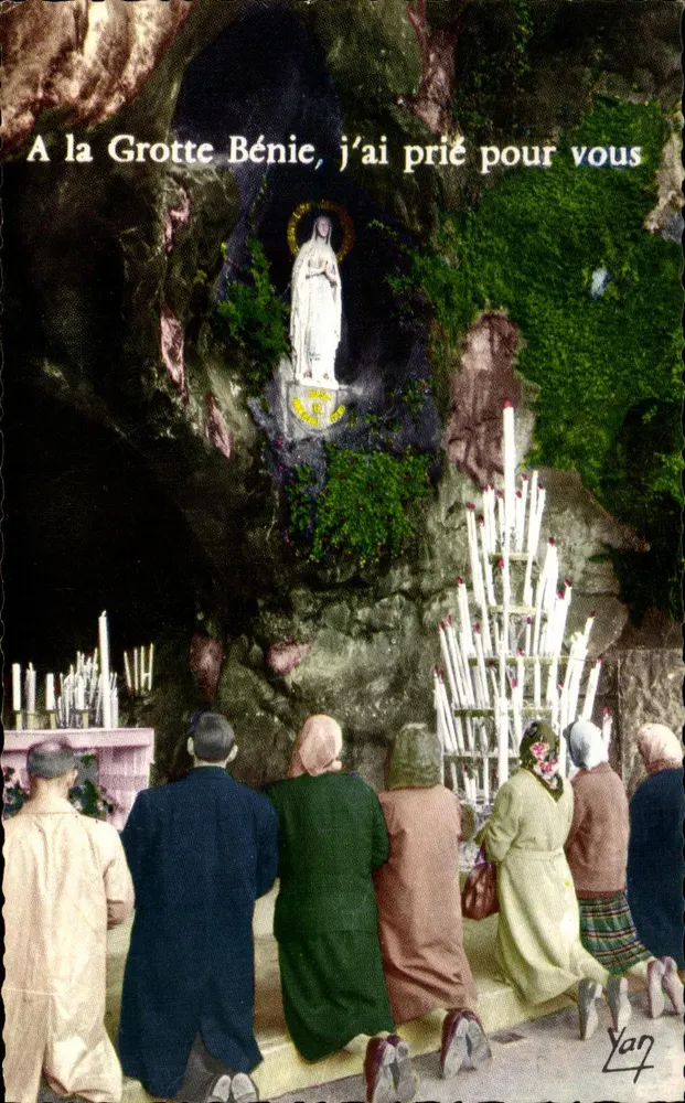 Bénie-Höhle — Pilgerreise zur Jungfrau — Verlag Yan, Nr. 88bis M - Vorderseite