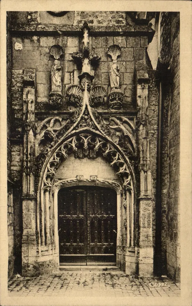 Portal der Kirche Sainte-Croix — Provins — Verlag Cinn - Vorderseite