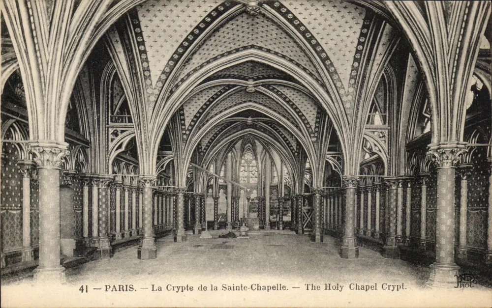 Paris — A Cripta da Santa Capela — Jhot - Frente