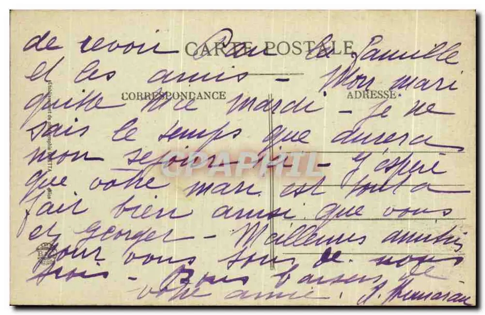 Mônaco – A Principalidade e Cabo Martin – Edição Glietta n°791 - Verso