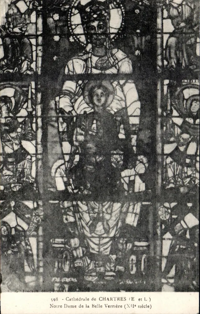 Unsere Frau der Schönen Glasfenster — Kathedrale von Chartres (11. und 12. Jahrhundert) — G. Foucault Verlag Breteuil - Vorderseite