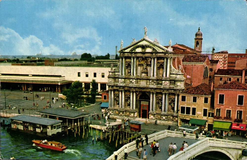 Veneza - Igreja dos Scalzi — Veneza - Igreja dos Scalzi - Frente