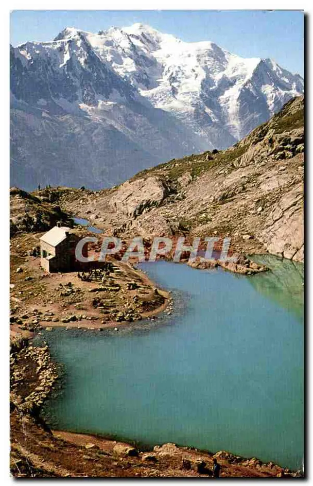 Chamonix-Mont-Blanc — O Lago Branco e o Massif do Mont-Blanc — Edições Jansot (Haute-Savoie) - Frente