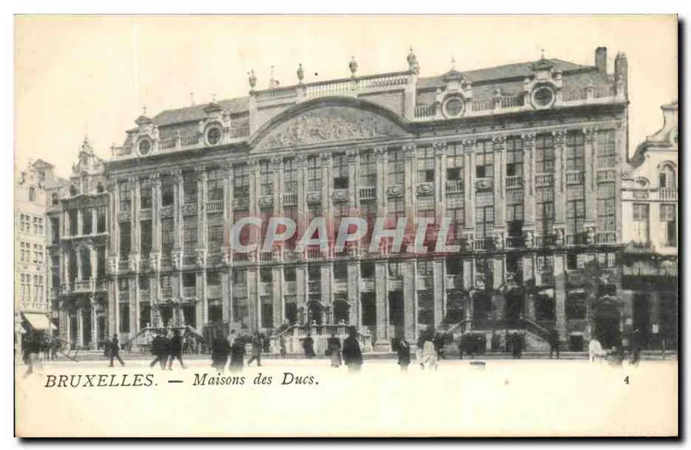 Bruxelas — Casas dos Duques — Th. van den Houwe, editor - Frente