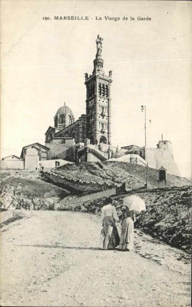Marseille - Die Jungfrau der Wache — Phototypie Marseille, Nr. 190 - Vorderseite