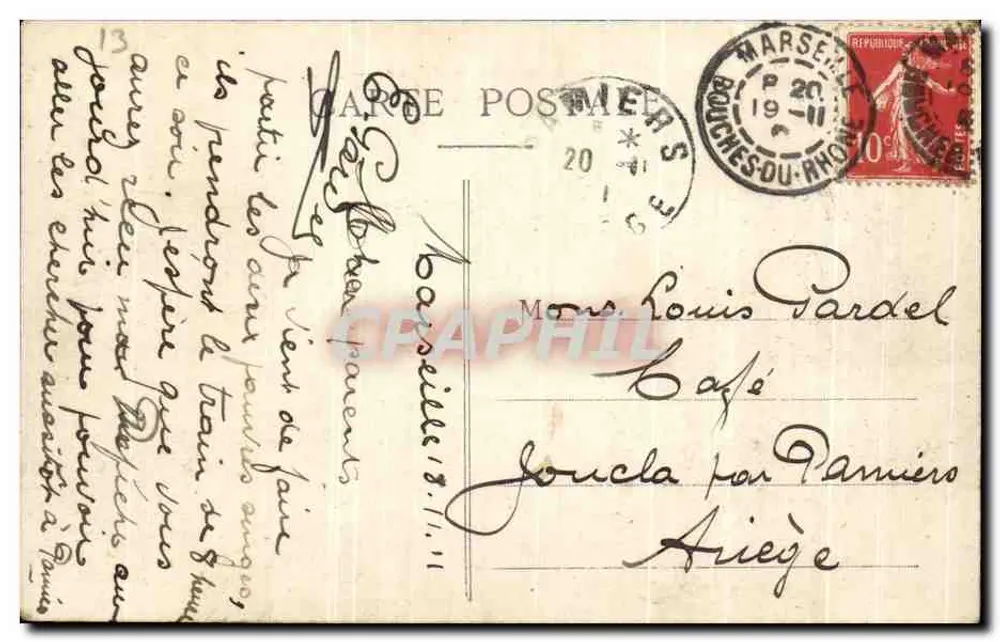 MARSEILLE — Bassins de la Joliette — E. L. - Rückseite