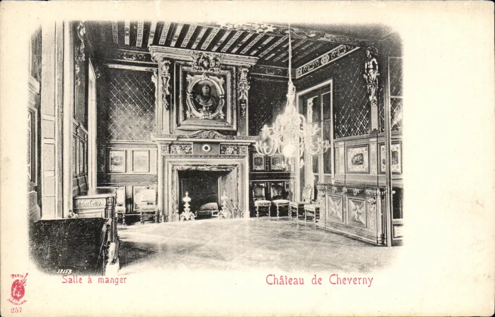 Sala de jantar — Castelo de Cheverny — Paris, editor n°257 - Frente