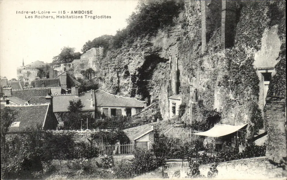 Amboise — Les Rochers, Habitations Troglodites — Verlag M.T.L. - Vorderseite