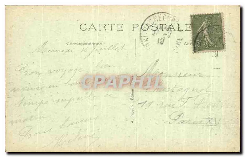 Tours — Cloître de la Psalette — Galeries et Escalier (XVe et XVIe siècles) — A. P. - Verso