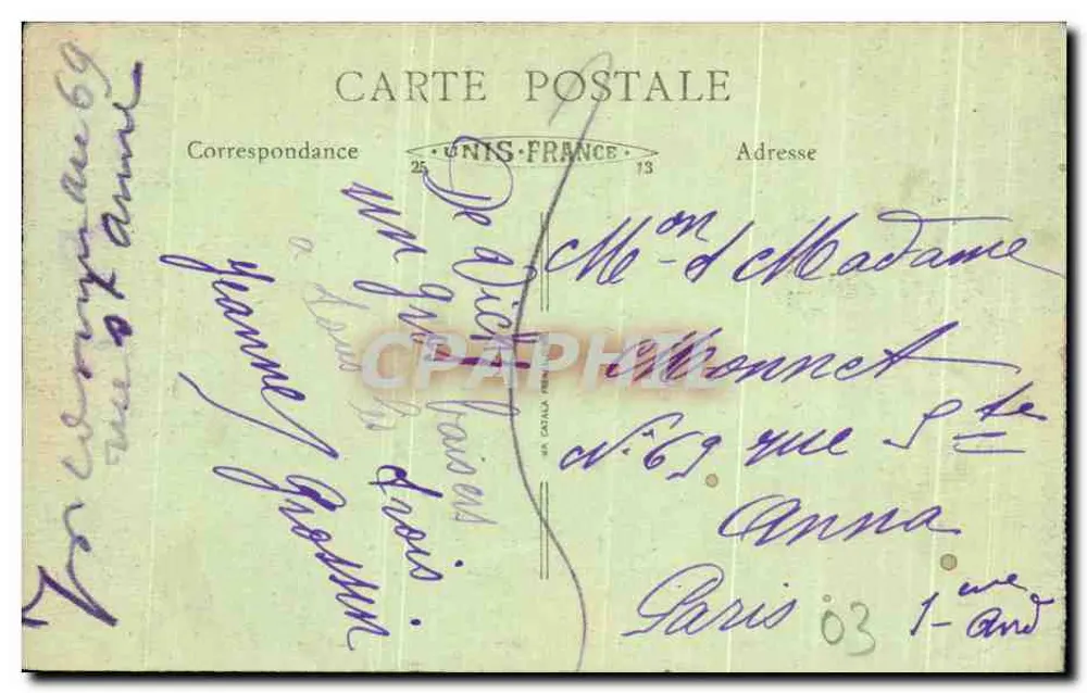 Vichy - Das Casino - Das Spielzimmer — n° 99 - Rückseite