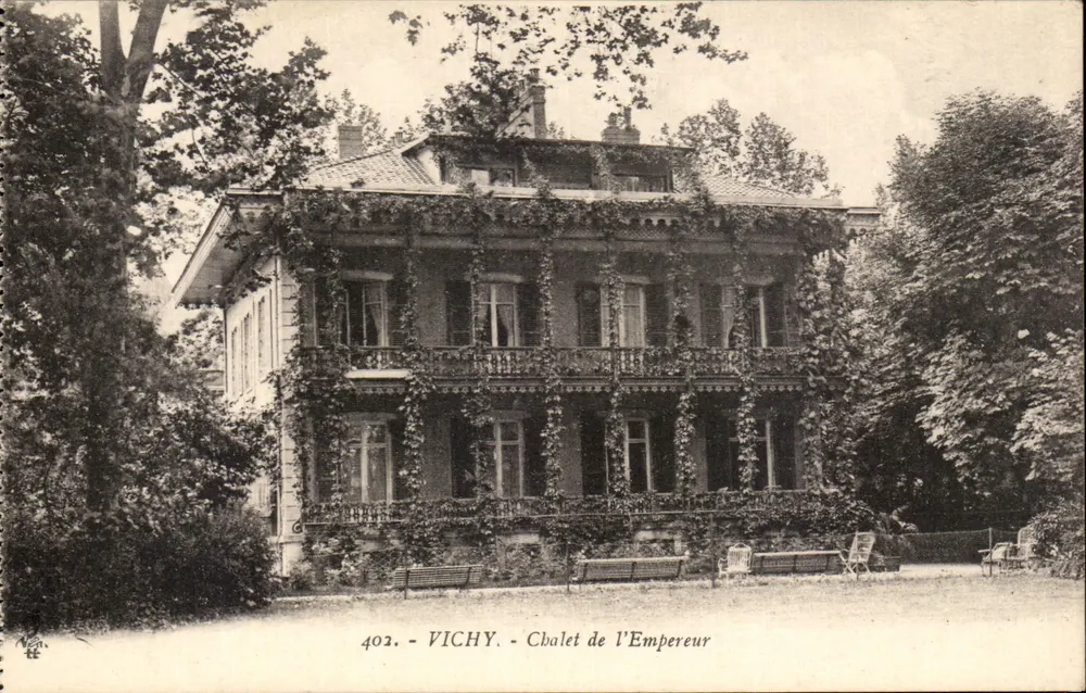 Vichy - Chalet do Imperador — editor Bégalin, n° 402 - Frente