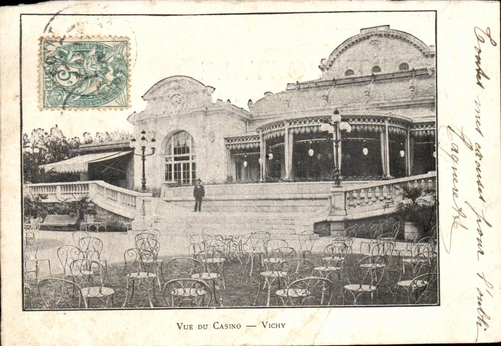 Vue du Casino — Vichy — éditeur imprimeur non visible - Frente