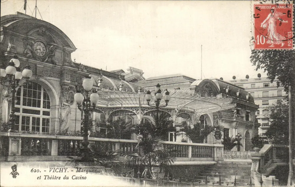Vichy - Marquise und Casino-Theater — anonymer Verlag, Nr. 620 - Vorderseite