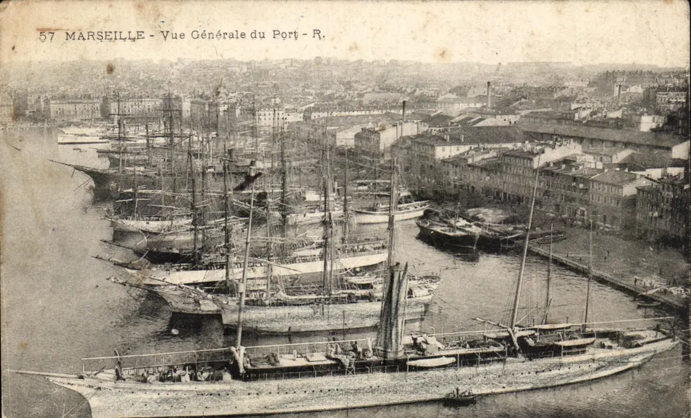 Marseille — Vue Générale du Port — R. — Éditeur R. (n° 57) - Vorderseite