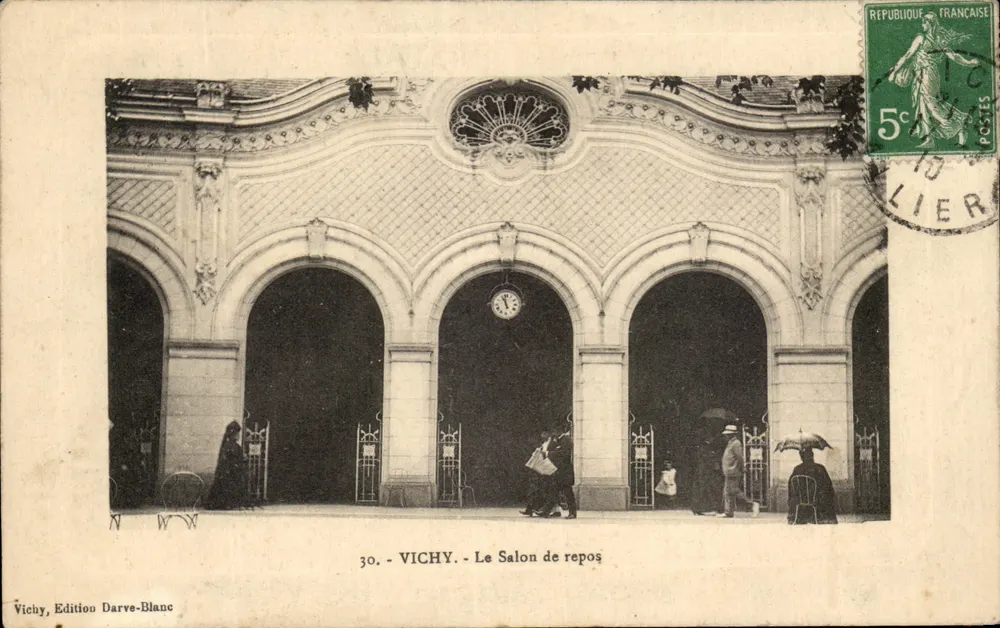 Vichy - Het Saloon van rust — Uitgave Darve-Blanc, n°30 - Voorkant