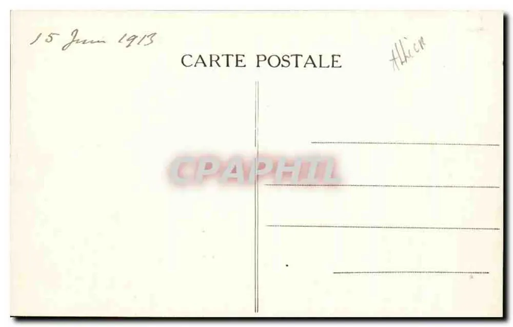 Vichy — Ansicht des Allier — unbekannter Verleger, Nr. 62 - Rückseite