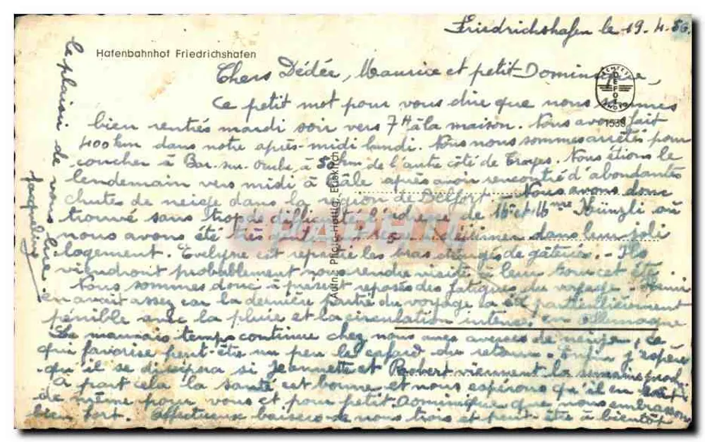 श्वाबैच — फ्राइड्रिखशहैन के पोर्ट — हैफनबाहनहॉफ - पीछे