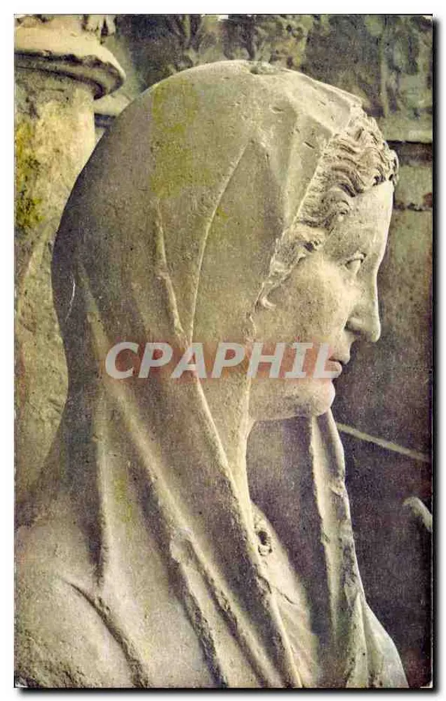 Statue der Jungfrau — Kathedrale von Reims — Ausgabe der Kathedrale von Reims - Vorderseite