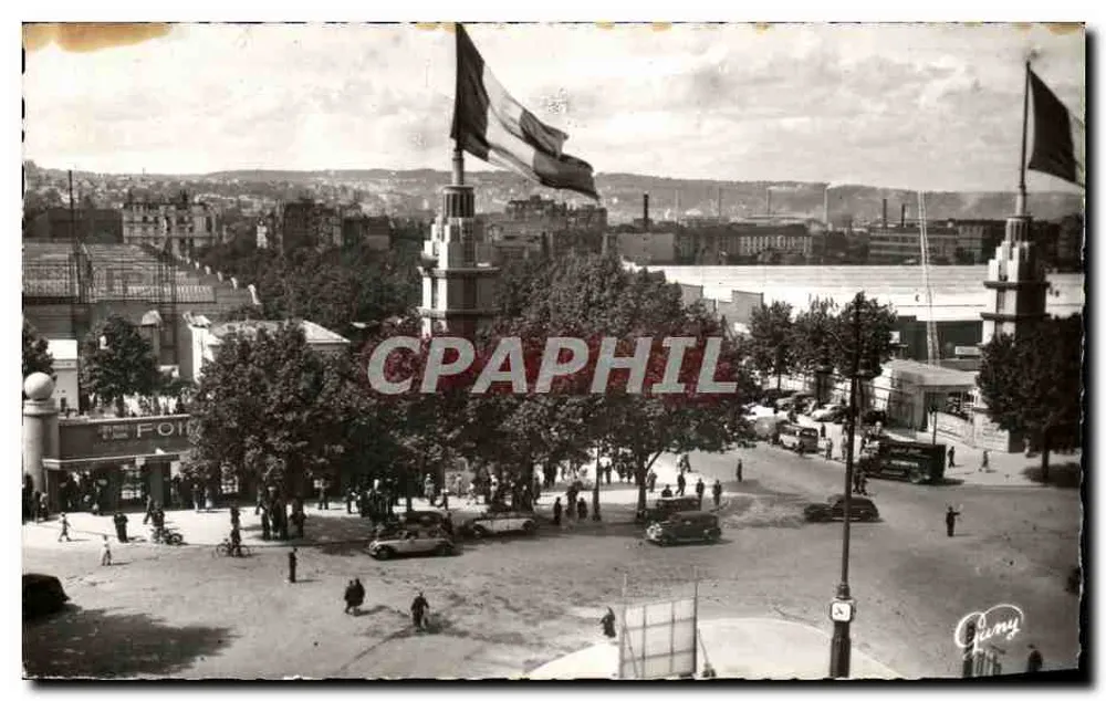 Praça de Versalhes — vista panorâmica — Gany - Frente