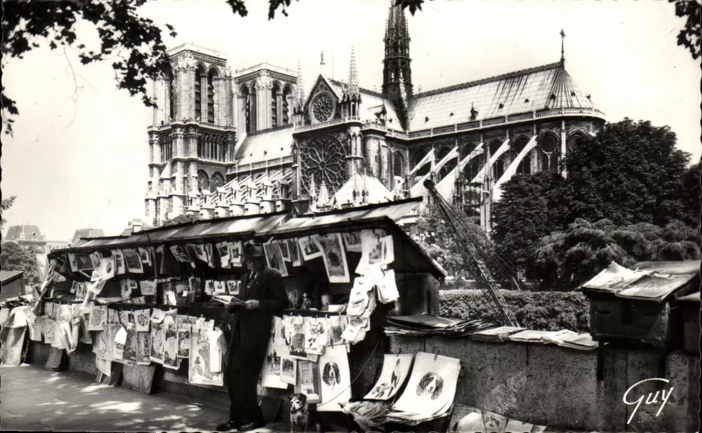 Notre-Dame de Paris — Buchhändler am linken Ufer — Guy - Vorderseite