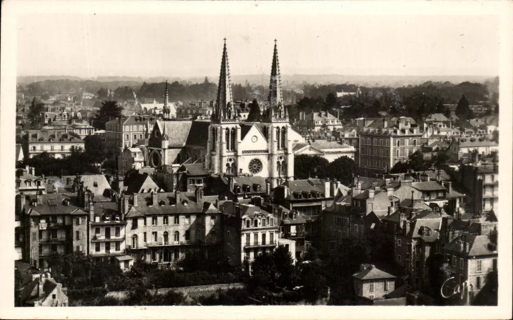 Pau — Uitzicht op de Sint-Jakobskerk — C.A.P. — Paris - Voorkant