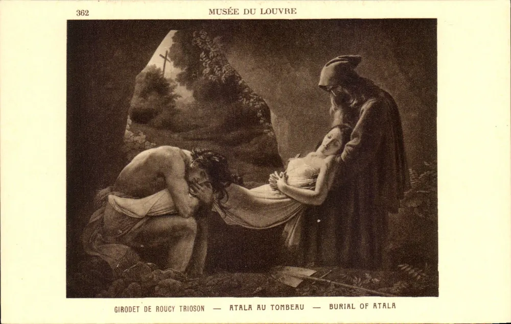Atala am Grab — Girodet de Roucy — Musée du Louvre - Vorderseite