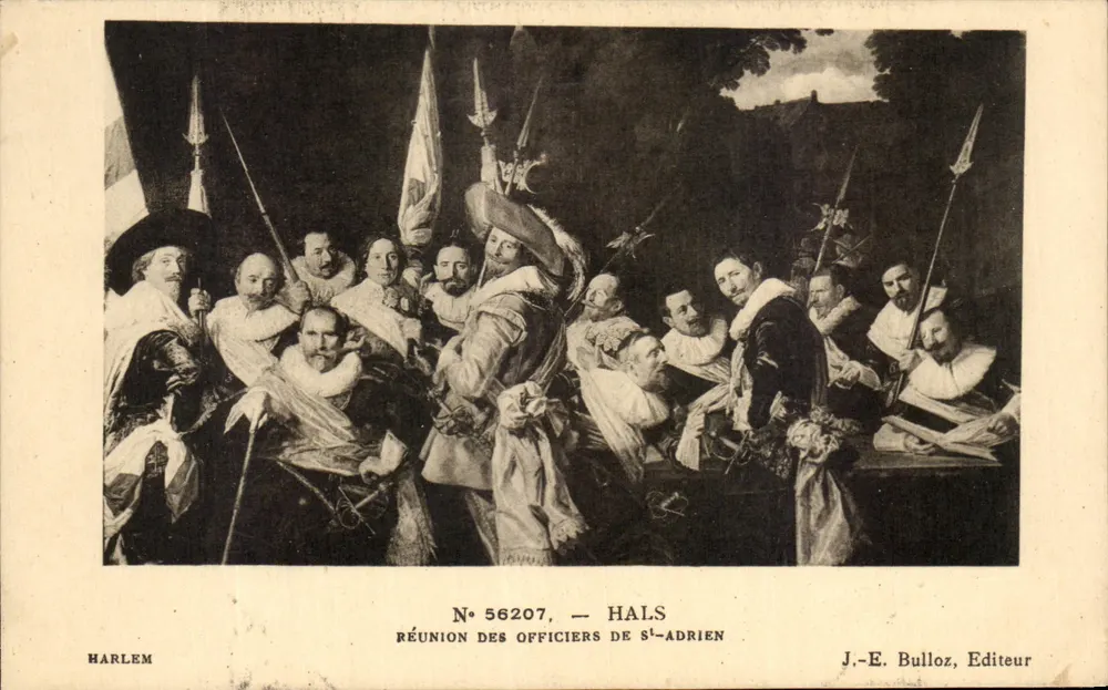 Versammlung der Offiziere von Saint-Adrien — Hals — J.-E. Bulloz, Verleger - Vorderseite
