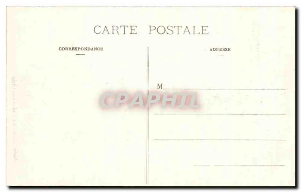 Pau — Schloss Henri IV — Haupteingang — C. C. — n° 201 - Rückseite