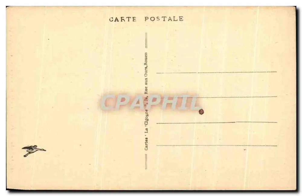 Die Kathedrale von ROUEN — Gesamtblick von der Grosse Horloge — Cartes & Cie, n°55 - Rückseite