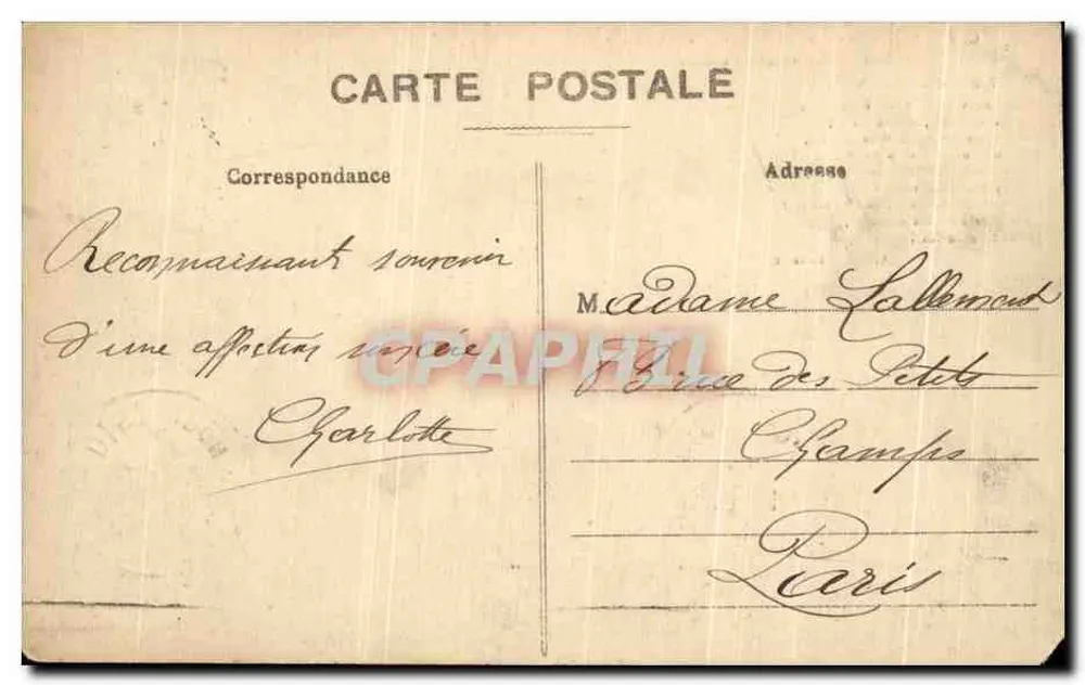 Vizinhança de Rouen - LA BOUILLE - Casa dos Albert Lambert - Verso