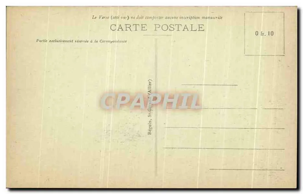 Panorama von Clermont-Ferrand und den Monts d'Auvergne — Die malerische Auvergne — Verlag nicht sichtbar - Rückseite