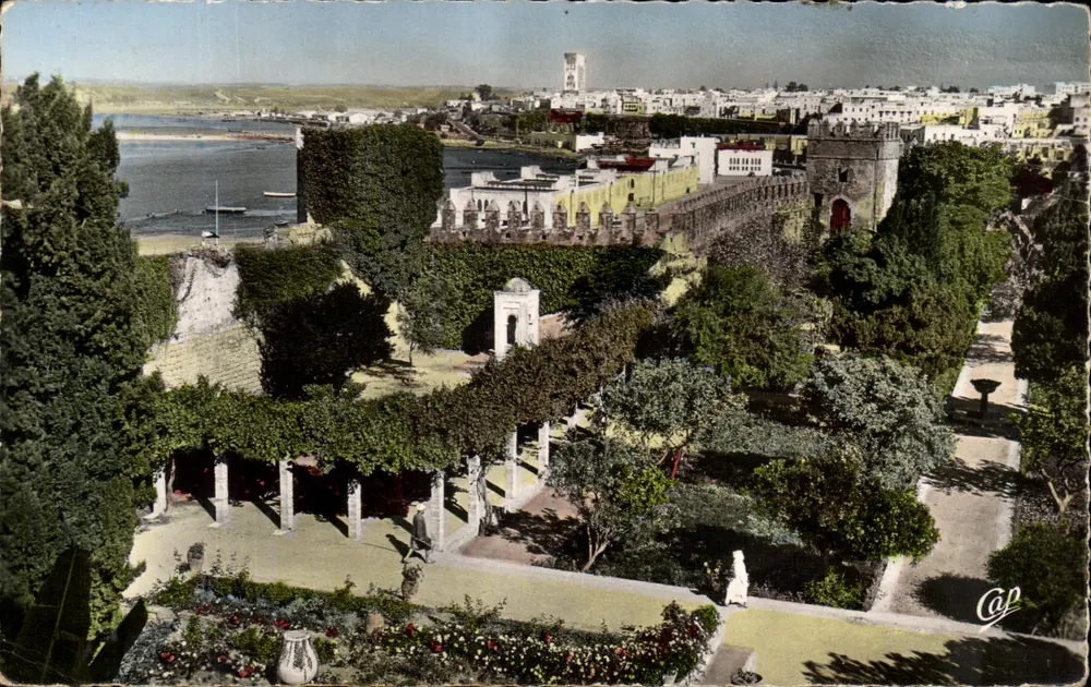 Rabat — Vista generale presa dagli Oudaïas — Cie des Arts Photomécaniques, Parigi - Recto