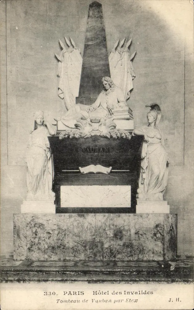 Vaubans Grab am Hôtel des Invalides — Paris — J.H. n°330 - Vorderseite