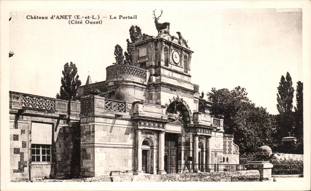 Castelo de ANET (E.-et-L.) — O Portal (Lado Oeste) — Editor: AURÉL - Frente