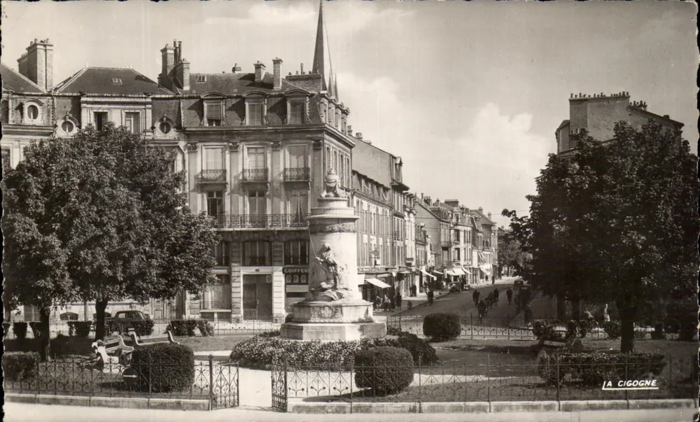 Die Storch — Place A. Briand, Reims — Ausgabe « Die Storch » von André Leconte - Vorderseite