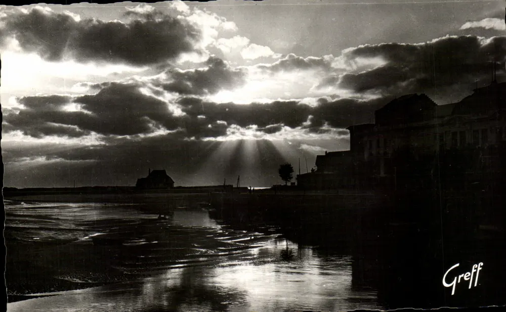 Trouville-sur-Mer — Sonnenuntergang über die Touques — Greff - Vorderseite